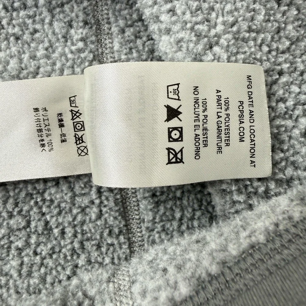 Patagonia Better Sweater Womens Medium Gray 1/4 Zip Pullover Fleece Pockets‎